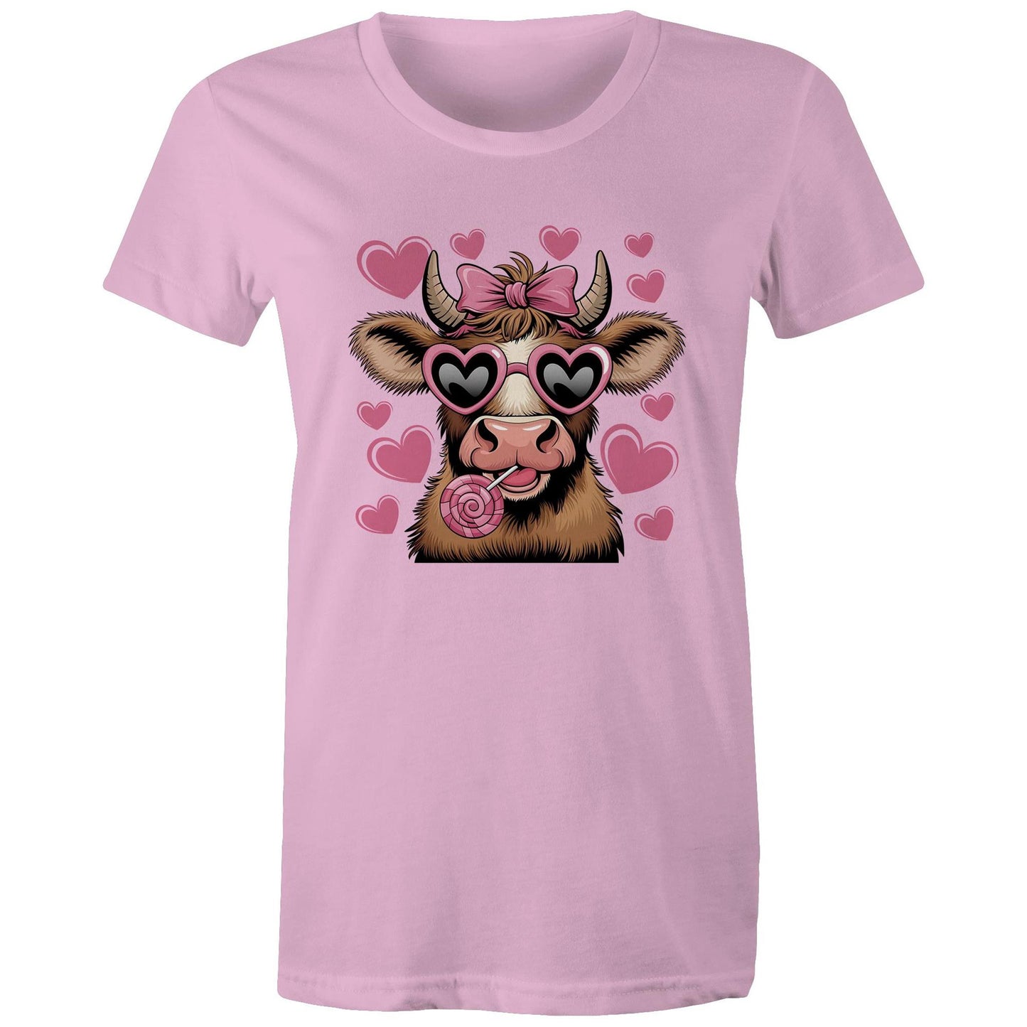 Highland Cow Love - AS Colour - Women's Maple Tee - 6 Colours