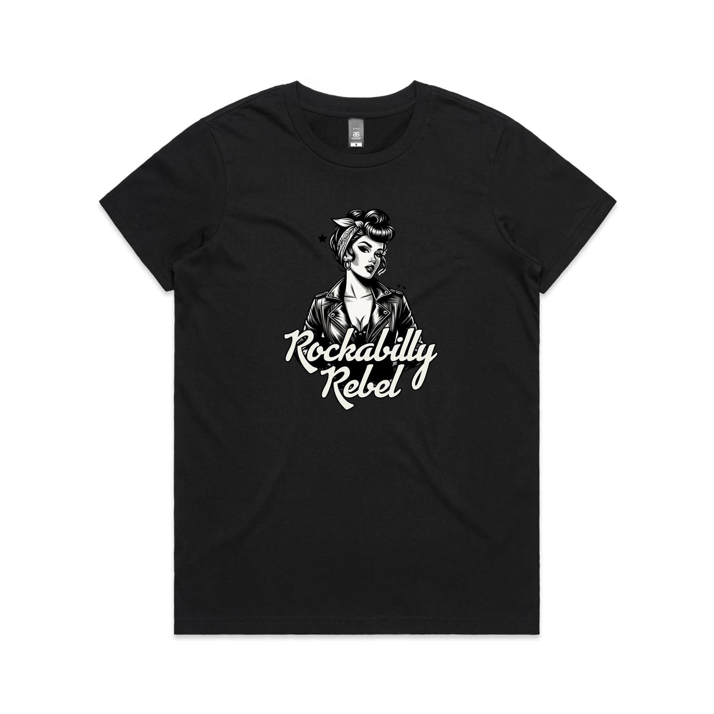 She's a Rebel - Womens Tee - 7 Colours | This is a Print on Demand Item