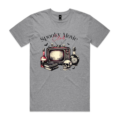 Spooky Movie Club - Men's Tee - 2 Colours | This is a Print on Demand Item