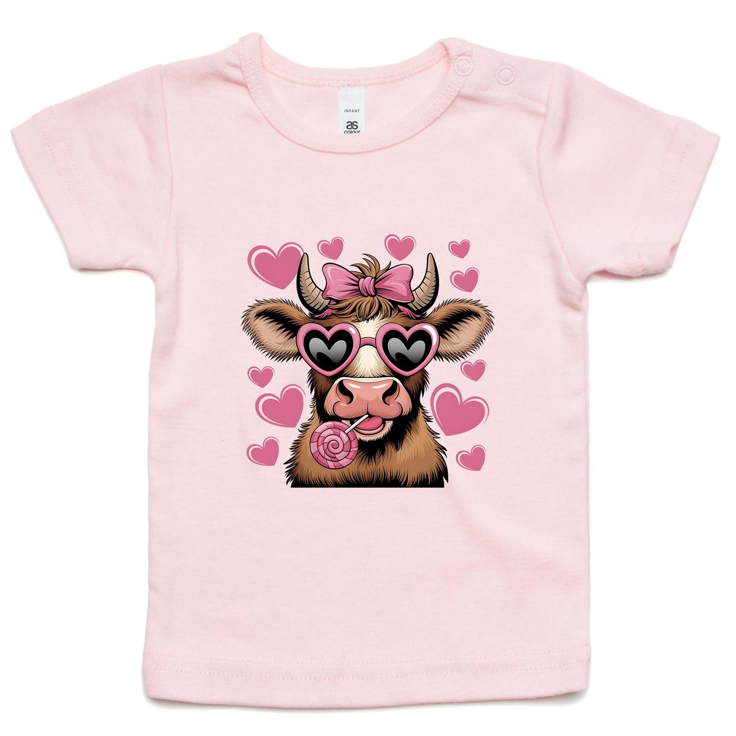 Highland Cow Love - AS Colour - Infant Wee Tee - 2 Colours