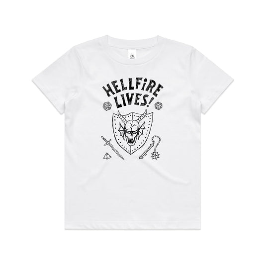 Hellfire Lives - Youth Staple Tee - 4 Colours - Online Ordering Only