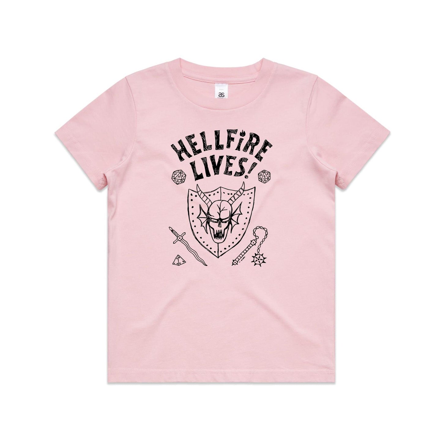 Hellfire Lives - Youth Staple Tee - 4 Colours - Online Ordering Only
