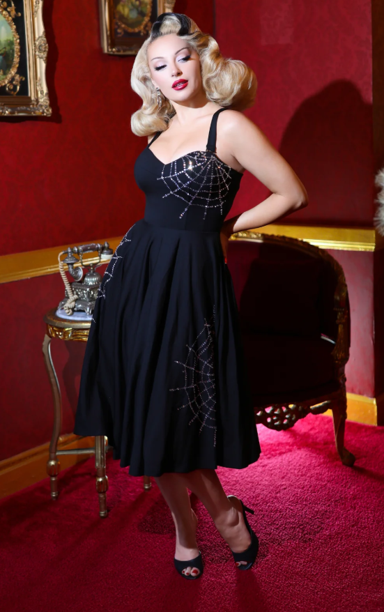 Glamour Ghoul Swing Dress | PREORDER