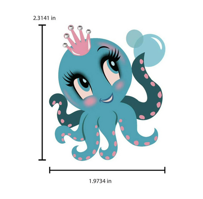 Olivia the Octo Cutie Brooch by Miss Fluff x Lipstick & Chrome | PREORDER