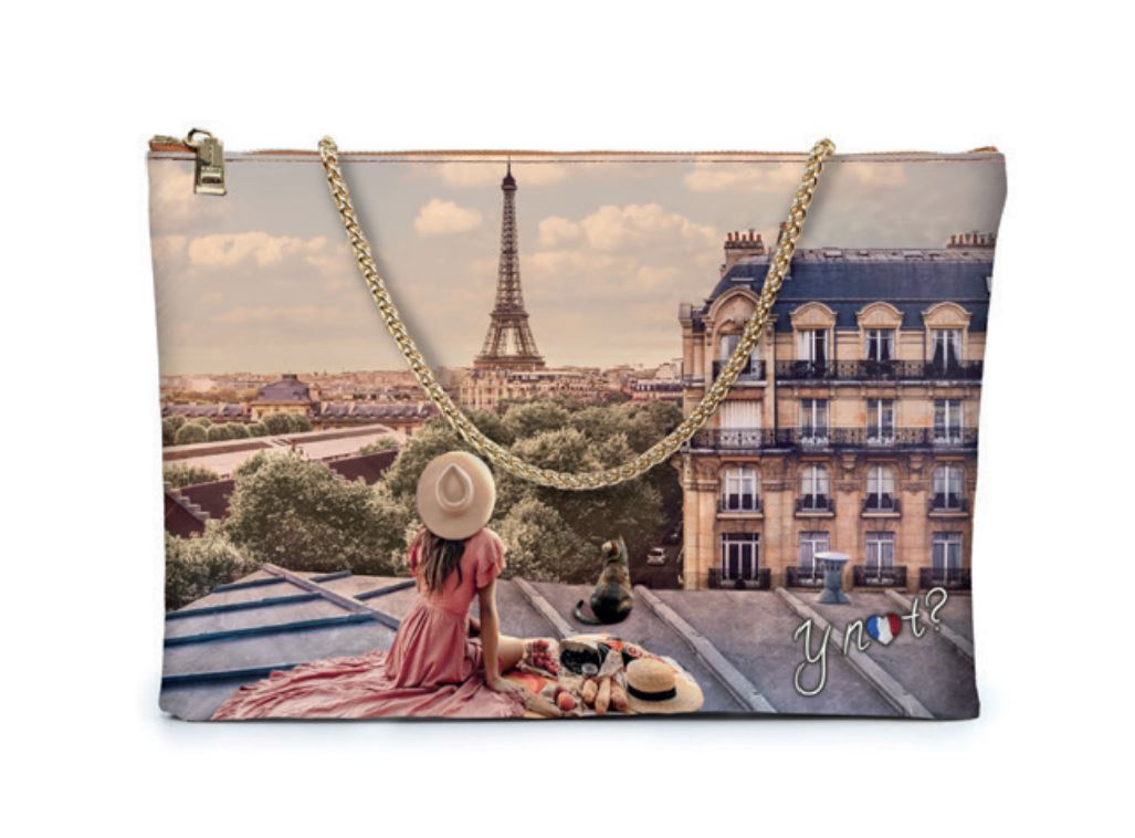 Ynot Milano - Large Clutch with Detach Chain Strap | BFF London, Paris Rooftop, Amalfi Coast & Romantic Venice