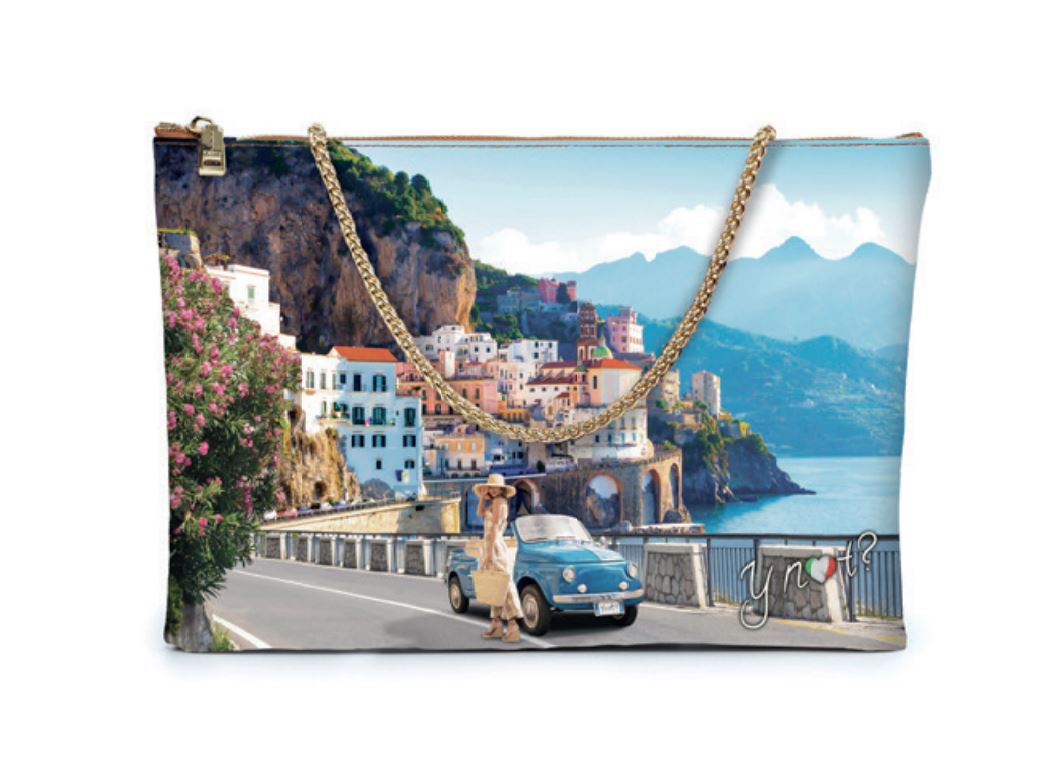 Ynot Milano - Large Clutch with Detach Chain Strap | BFF London, Paris Rooftop, Amalfi Coast & Romantic Venice