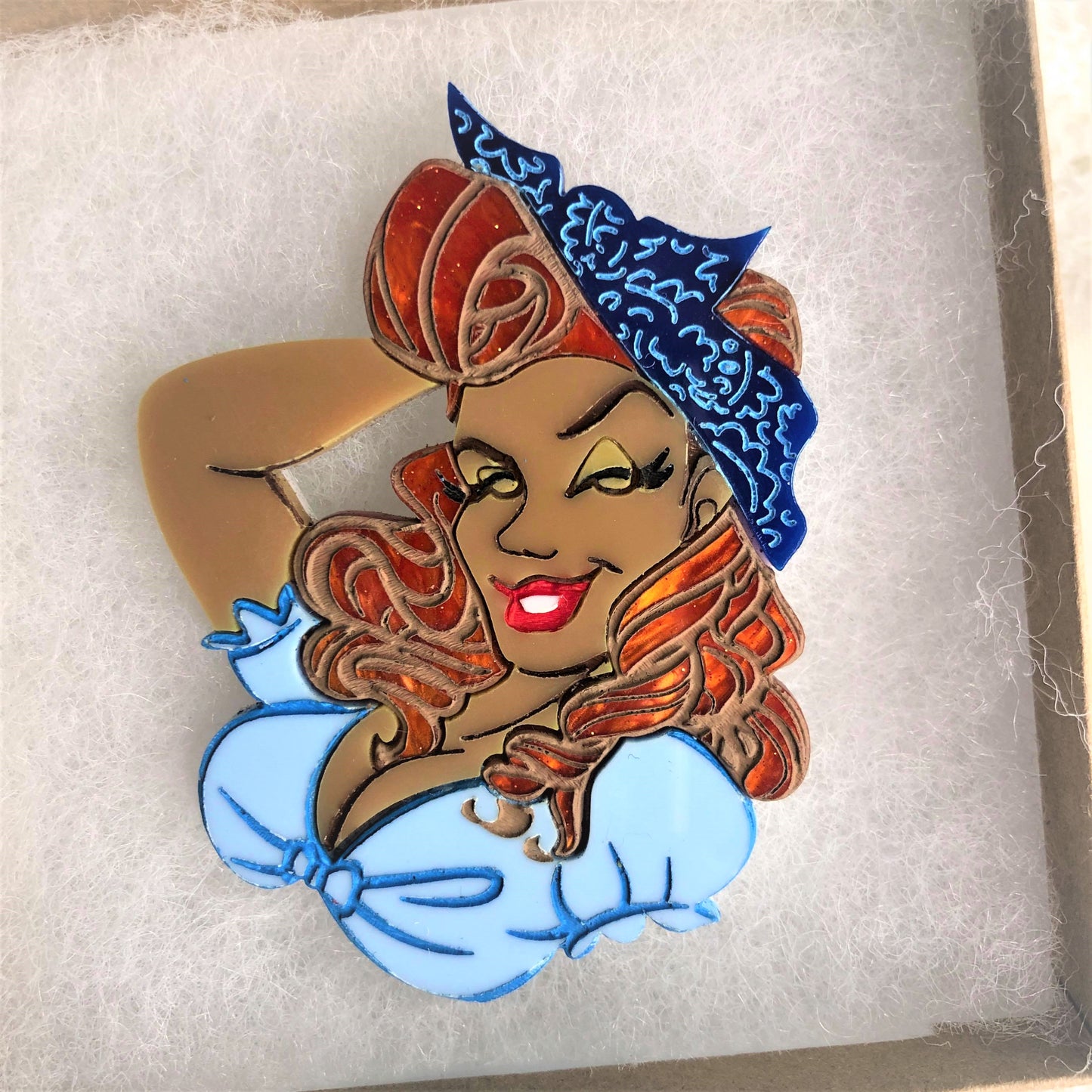 She's a Rockabilly Rebel Brooch Lana Rose