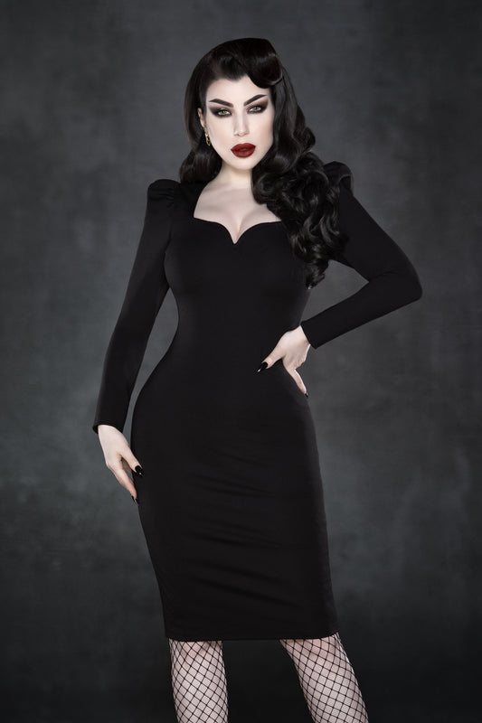 Femme Fatal Dress - Katakomb by Kassandra Love | Only 2XLarge & 3Xlarge Left