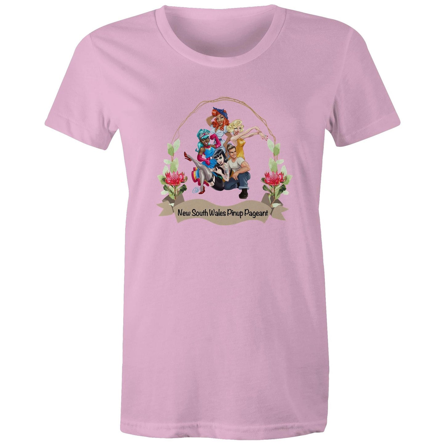 NSW - APP - Wildflower - Ladies Tee - Exclusive - 12 Colors - Online Ordering Only