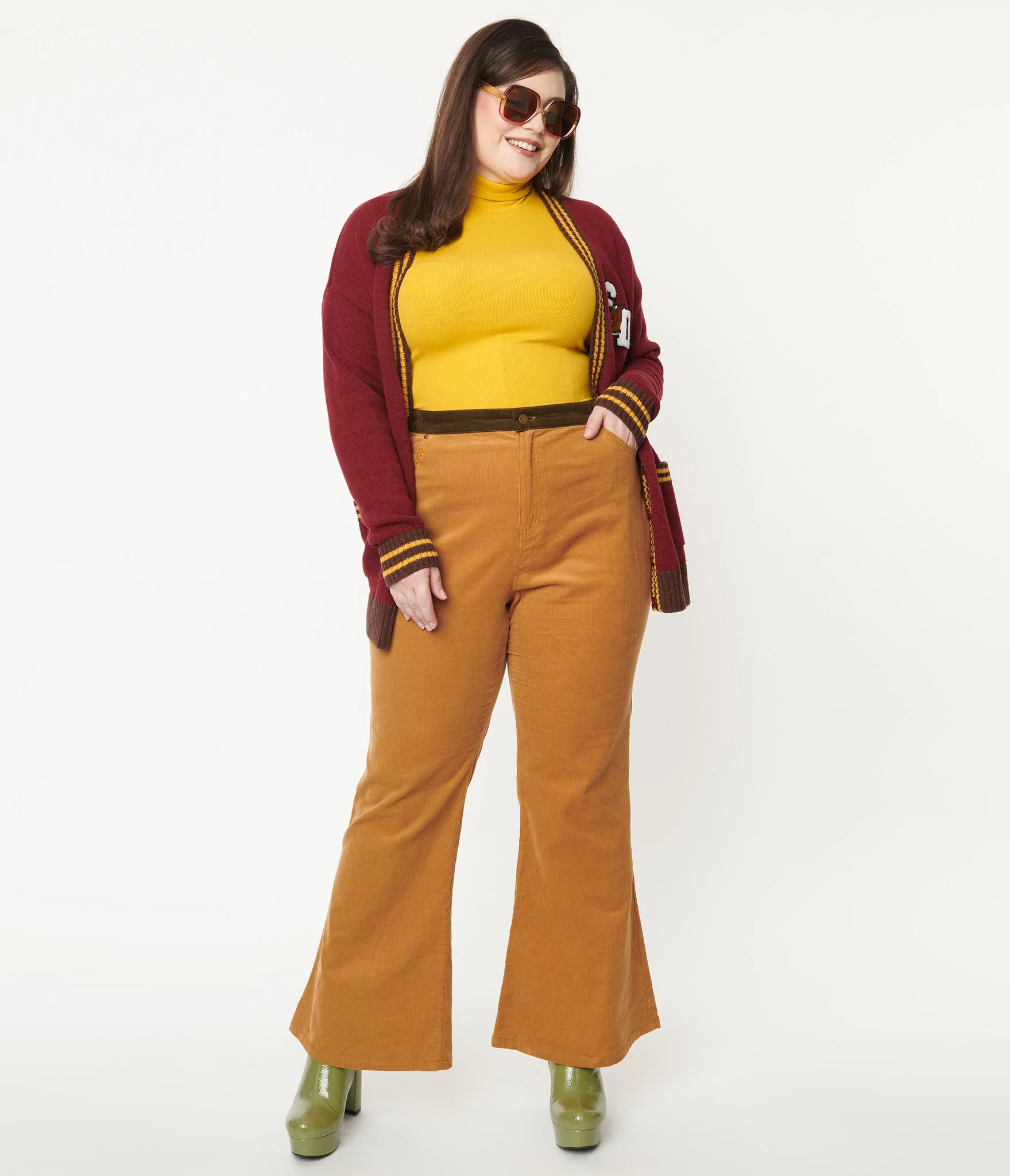 Smak Parlour x Scooby Doo Brown Corduroy Flare Pants – Lana-Rose Fashion