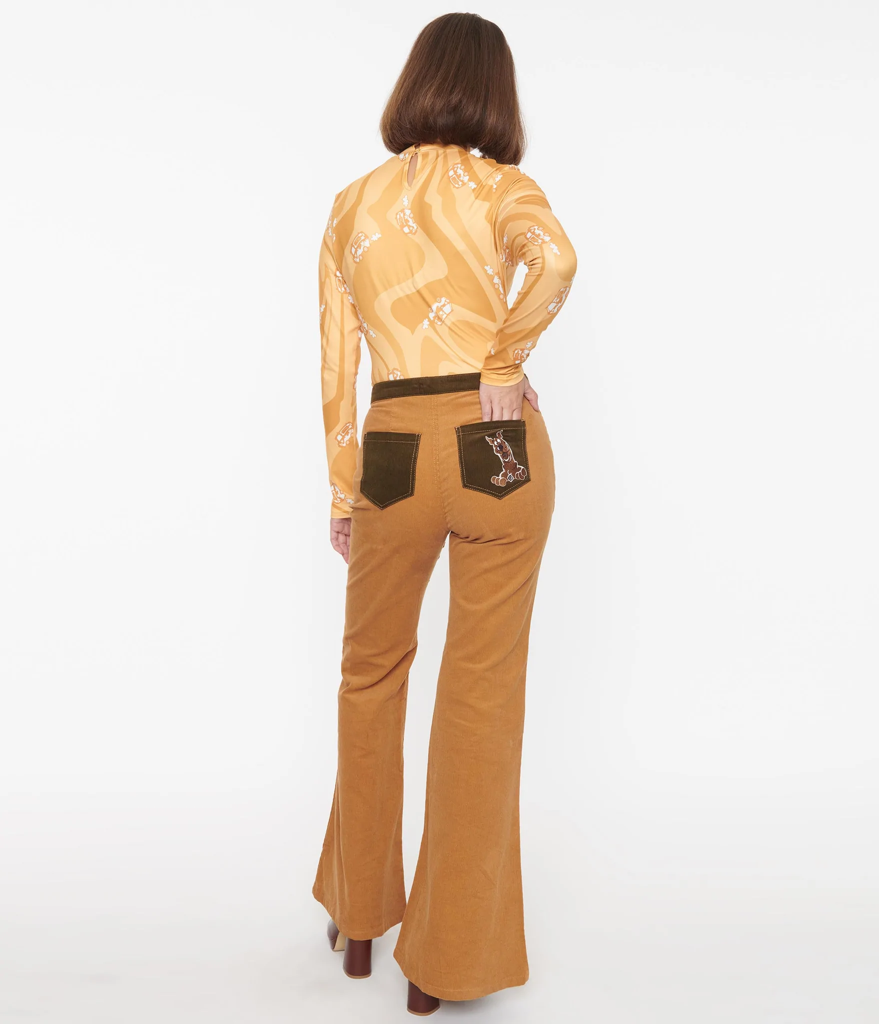 Smak Parlour x Scooby Doo Brown Corduroy Flare Pants – Lana-Rose Fashion