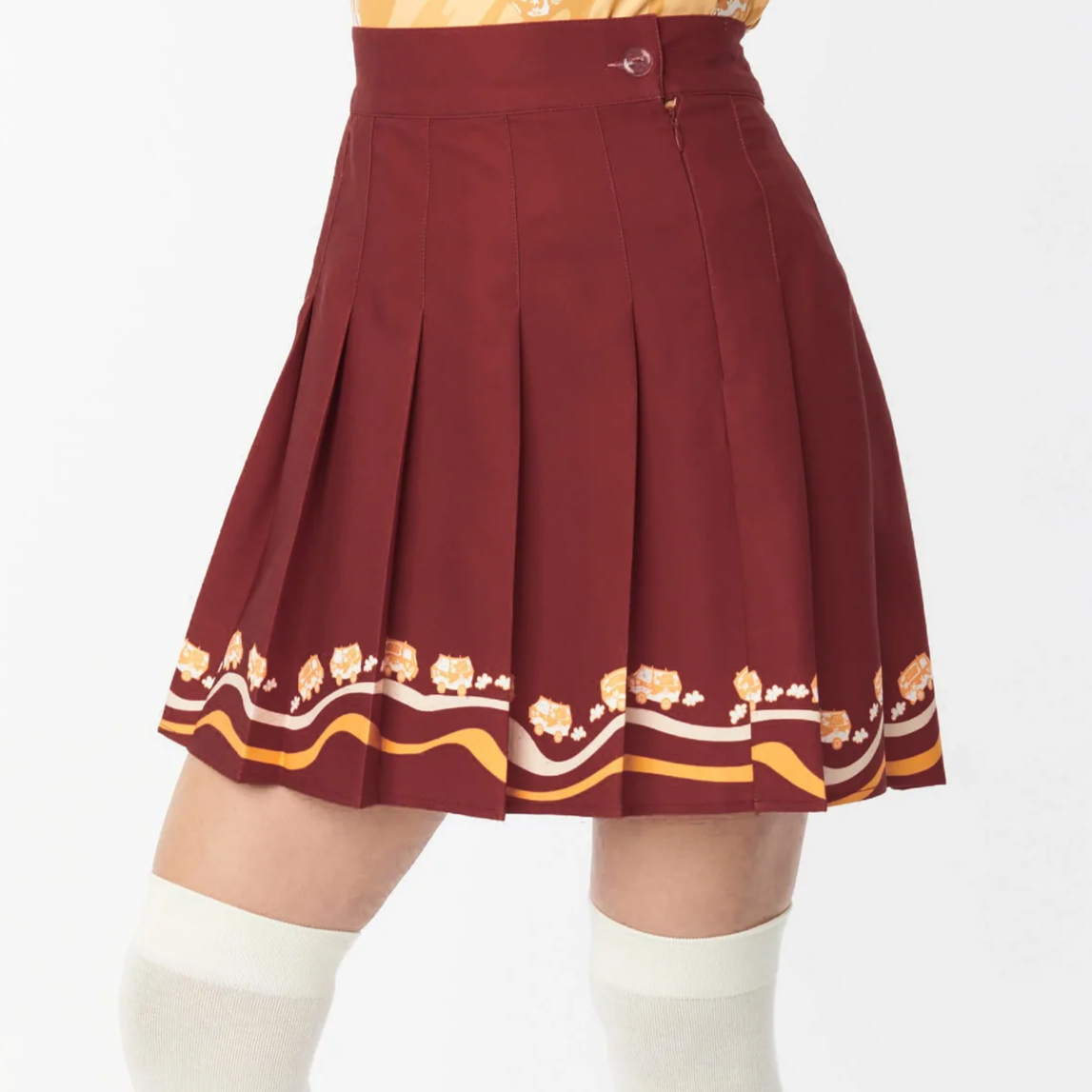Smak Parlour x Scooby Doo Mystery Machine Border Mini Skirt | Only XSm ...