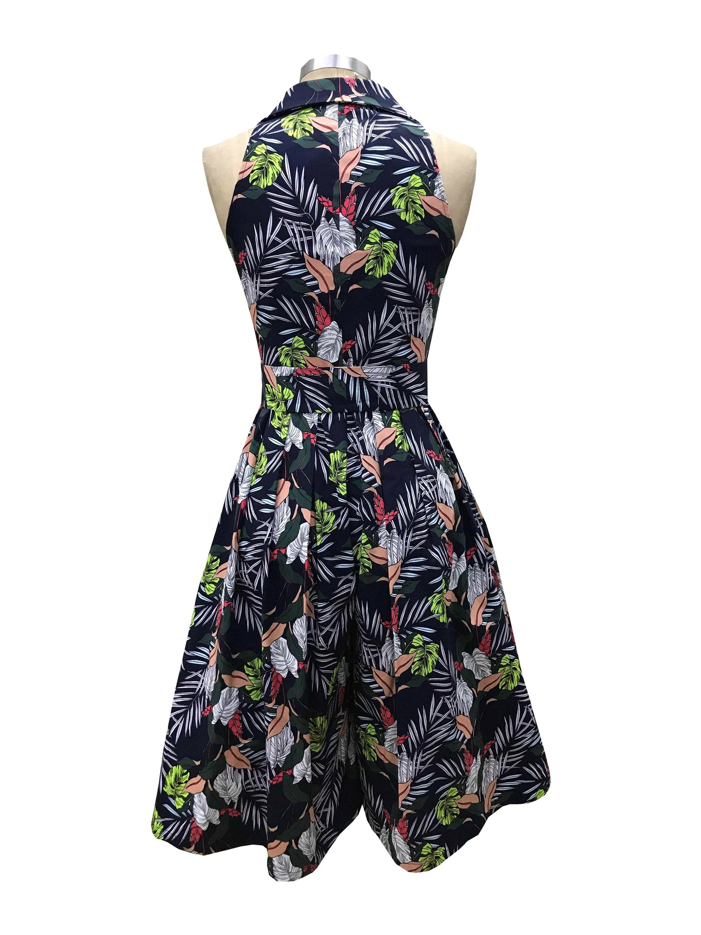 Laguna Lady Gaucho Jumpsuit, Tropical Leaves - Rebel Love - Only XSmall Left